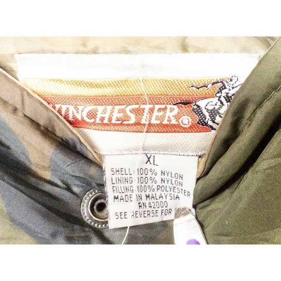 Winchester Reversible Camo & Orange Hunting Puffer Vest Mens XL - Picture 8 of 8